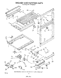 BREAKER AND PARTITION Diagram and Parts List for ET17HK1MWR1  Whirlpool Refrigerator