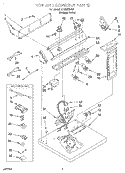 SECTION Diagram and Parts List for LEQ8000HQ0  Whirlpool Dryer