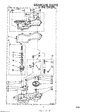 GEARCASE Diagram and Parts List for LHA5810W0  Whirlpool Washer