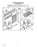 INSTALLATION PARTS Diagram and Parts List for CAH18WC4  Crosley Air Conditioner
