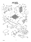 UNIT Diagram and Parts List for GD5YHEXLS00  Whirlpool Refrigerator