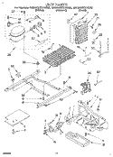 UNIT Diagram and Parts List for 8ED20ZKXAN02  Whirlpool Refrigerator