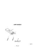 WIRE HARNESS Diagram and Parts List for B9308W3  Roper Wall Oven