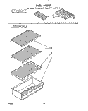 SHELF Diagram and Parts List for ET14JKXMWL2  Whirlpool Refrigerator