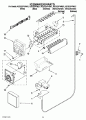 ICEMAKER PARTS, OPTIONAL PARTS (NOT INCLUDED) Diagram and Parts List for KSCS23FVBL01  KitchenAid Refrigerator