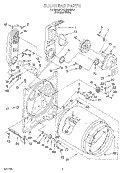 BULKHEAD Diagram and Parts List for TGDS680EQ0  Estate Dryer