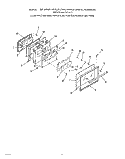 Part Location Diagram of 332065 Whirlpool Overn Door Frame