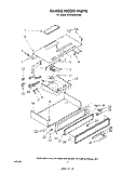 SECTION Diagram and Parts List for RH6330XLW0  Whirlpool Range Hood