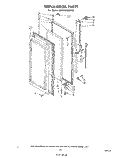 SERVA-DOOR Diagram and Parts List for ED26SSXMWR1  Whirlpool Refrigerator