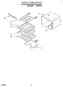OVEN LINER Diagram and Parts List for KEBI141BWH0  KitchenAid Wall Oven