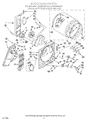 SECTION Diagram and Parts List for LEC6848AZ0  Whirlpool Dryer