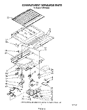 COMPARTMENT SEPARATOR Diagram and Parts List for ET18PKXSW05  Whirlpool Refrigerator