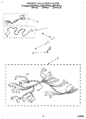 WIRING HARNESS Diagram and Parts List for KEBS177YWH4  KitchenAid Wall Oven