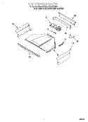 TOP VENTING, OPTIONAL Diagram and Parts List for RS675PXEZ0  Whirlpool Range