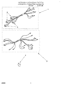 WIRING HARNESS Diagram and Parts List for FEP320YW2  Roper Range