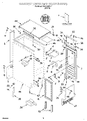 Part Location Diagram of LIT2208560 Whirlpool Literature Parts (Service & Wiring Sheet)