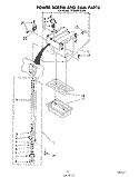 POWER SCREW AND RAM Diagram and Parts List for TF8503XLP0  Whirlpool Trash Compactor