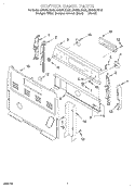 CONTROL PANEL, OPTIONAL Diagram and Parts List for GR399LXGB2  Whirlpool Range
