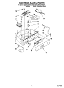 Part Location Diagram of 2208318W Whirlpool OVERLAY