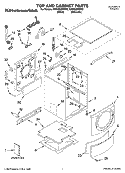 Part Location Diagram of 8182639 Whirlpool SOUND ABSR