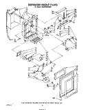 DISPENSER FRONT Diagram and Parts List for ED25PMXRWR0  Whirlpool Refrigerator