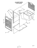 SECTION Diagram and Parts List for AD0302XS2  Whirlpool Dehumidifier