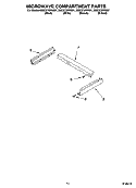 MICROWAVE COMPARTMENT PARTS Diagram and Parts List for GMC275PRQ01  Whirlpool Microwave Oven Combo