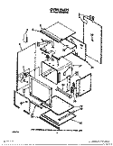 OVEN Diagram and Parts List for BES430WW0  Roper Range