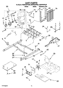 UNIT PARTS Diagram and Parts List for ED2NHGXVQ00  Whirlpool Refrigerator