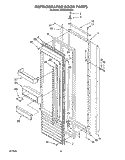 Part Location Diagram of 2002833 Whirlpool PANEL-EXT