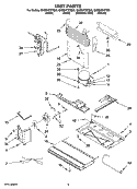 UNIT PARTS Diagram and Parts List for GX5SHTXTB00  Whirlpool Refrigerator