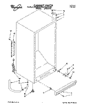 CABINET, LIT\OPTIONAL Diagram and Parts List for EV200NXAN00  Whirlpool Freezer