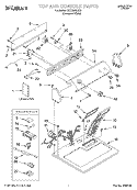 SECTION Diagram and Parts List for CEDX563JQ0  Crosley Dryer