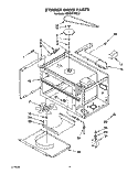 STIRRER DRIVE, OPTIONAL Diagram and Parts List for KEMS377XBL2  KitchenAid Microwave Oven Combo