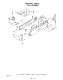 CONSOLE Diagram and Parts List for CA2762XSW2  Whirlpool Washer