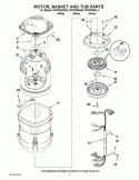 Part Location Diagram of WPW10309696 Whirlpool RING-TUB