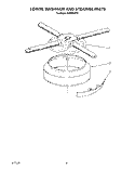 LOWER WASHARM AND STRAINER Diagram and Parts List for KUDP220T2  KitchenAid Dishwasher