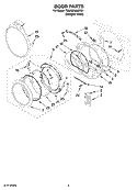 Part Location Diagram of W10180117 Whirlpool WINDOW