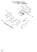 TOP VENTING Diagram and Parts List for RS696PXGQ0  Whirlpool Range