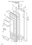 REFRIGERATOR DOOR Diagram and Parts List for KSSS48QJX00  KitchenAid Refrigerator