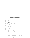 MISCELLANEOUS Diagram and Parts List for LA5300XSW0  Whirlpool Washer