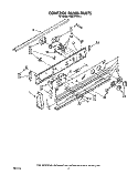 CONTROL PANEL Diagram and Parts List for RS677PXV2  Whirlpool Range