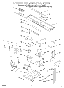 Part Location Diagram of 4393448 Whirlpool SWITCH-UL