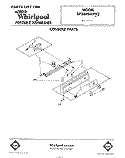 CONSOLE Diagram and Parts List for DP3840XPN2  Whirlpool Dishwasher