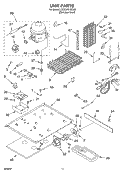 UNIT Diagram and Parts List for KSCS25FJSS00  KitchenAid Refrigerator