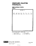 SECTION Diagram and Parts List for 1176W0A  Roper Cooktop