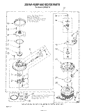 3367441 PUMP AND MOTOR Diagram and Parts List for DU9700XT0  Whirlpool Dishwasher