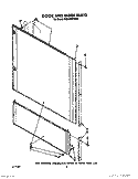 DOOR AND PANEL Diagram and Parts List for KUDA220TWH3  KitchenAid Dishwasher