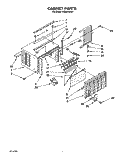 CABINET Diagram and Parts List for ACM052XX3  Whirlpool Air Conditioner