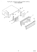 TOP GRILLE AND UNIT COVER Diagram and Parts List for KSSS48MDX04  KitchenAid Refrigerator